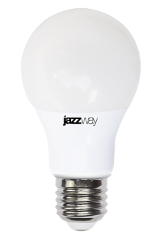 Jazzway Лампа светодиодная (LED) «груша» d60мм E27 180° 10Вт 220-240В матовая тепло-белая желтая 3000К .1033697