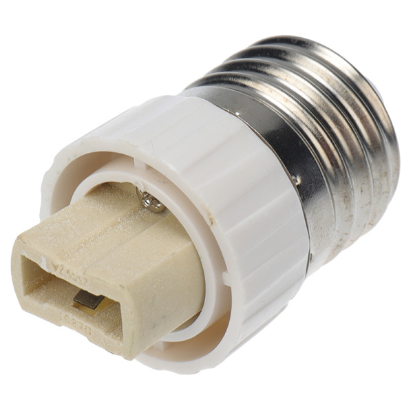 Переходник Е27 гибкий, 300 мм, индивидуальный пакет,белый Rexant 11-8858