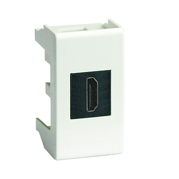 DKC HDMI розетка, Viva, белая, 1 мод.