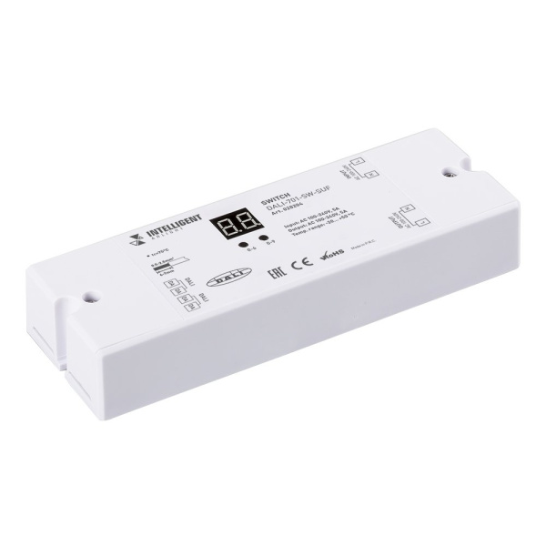Arlight INTELLIGENT Релейный модуль DALI-701-SW-SUF (BUS, 5A) (INTELLIGENT -) 028204