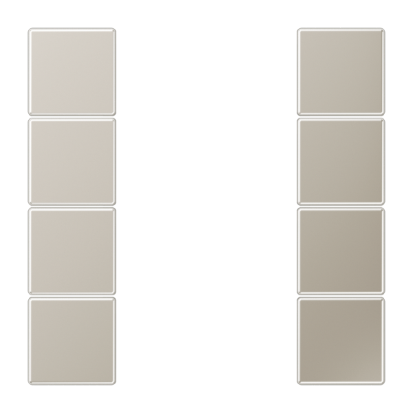 JUNG Сталь Комплект накладок 4гр ES2504TSA