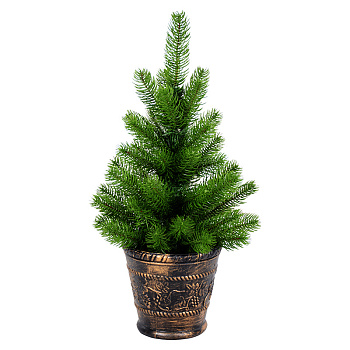 NEON-NIGHT Елочка 45см в пластиковом горшке, Литая 533-334