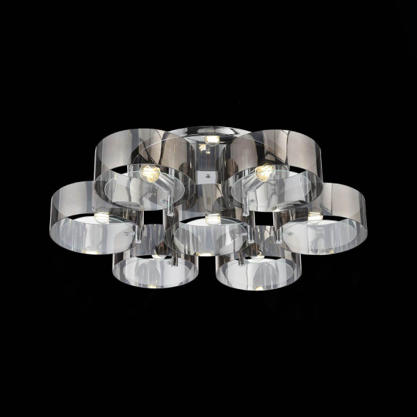 Купить Evoluce SL483.702.07 Светильник потолочный Хром/Дымчатый E27 7*40W