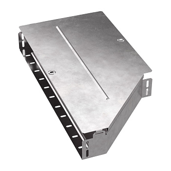 Промрукав Переходник левый с крышкой Стандарт 600х400х80 PR16.0704