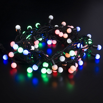 Eurosvet Гирлянда Нить 400-103 мульти с эффектом мерцания 10м IP65 a049832