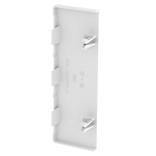 OBO Bettermann Заглушка торцевая кабель-канала Rapid 45, 53x160 мм, ПВХ, белый 6116403