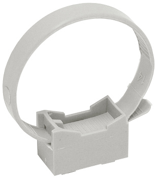 IEK ELASTA Хомутный держатель со стяжкой серый CFF1 16-32 мм