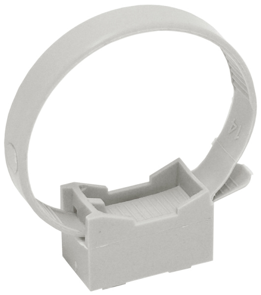 IEK ELASTA Хомутный держатель со стяжкой серый CFF1 16-32 мм