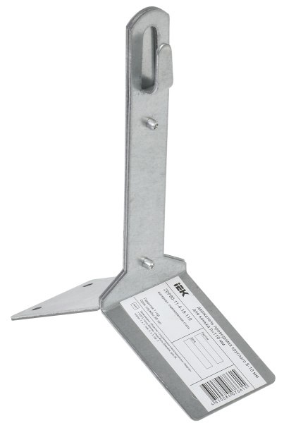 IEK Держатель проводника круглого 8-10мм для конька h=110мм оцинкованная сталь