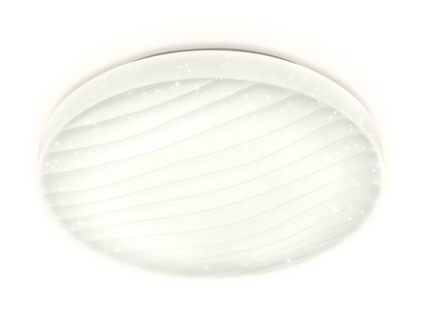 Ambrella Потолочный светодиодный светильник с пультом FF19 WH белый 48W D400*80 (ПДУ ИК)