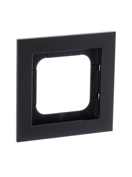 Купить ABB Axcent металл/матовый черный Рамка 1-постовая 2CKA001754A4708
