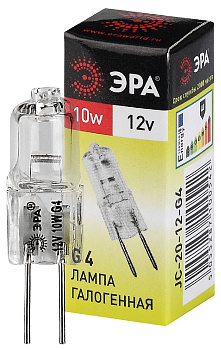 ЭРА G4-JC-10W-12V (галоген, капсула, 10Вт, нейтр, G4)
