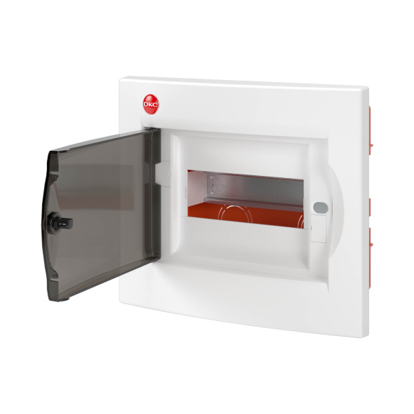 Купить DKC Щиток встраив.с двер.8мод.,IP41,бел.,с усил. клем.блок. 1х87308