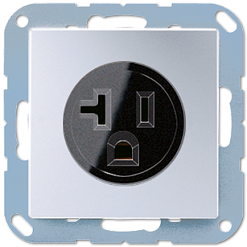JUNG Розетка системы US-NEMA 20А 125V, алюминий A521-20AL