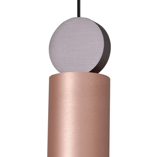 Купить Favourite Подвес металлический каркас медно-розового цвета, с декором кофейного цвета 2214-1P