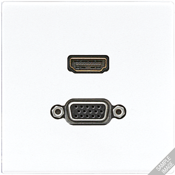 JUNG HDMI / VGA, слоновая кость MALS1173