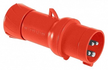 SE PratiKa Вилка кабельная, быстрозажимное соединение, 32А 3P+E IP44 380В PKX32M434