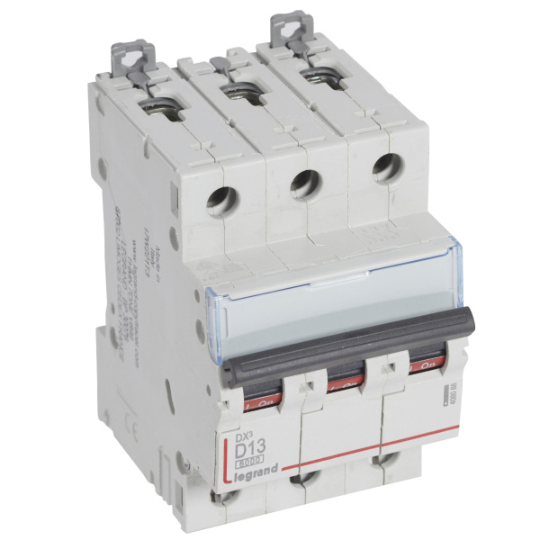 Legrand DX3 Автоматический выключатель 3P 13A (D) 10kA 408088