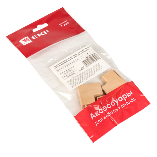 Купить EKF PROxima Поворот 90 гр. (15х10) (4 шт) Plast под светлое дерево