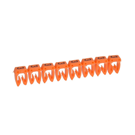 Legrand CAB3 Маркер для кабеля 3 4-6кв.мм. (оранжевый) (упаковка) 038233