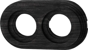 BIRONI Лизетта Бук Угольно-черный Рамка 2-ая на бревно 260мм BFC26-620-119