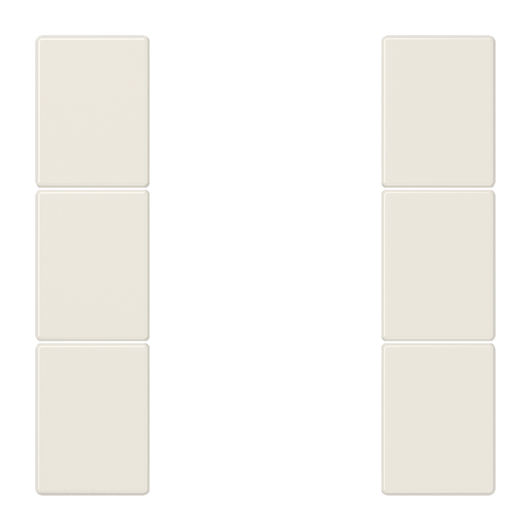 JUNG KNX Слоновая кость Набор накладок, на кнопочный модуль 3гр LS503TSA