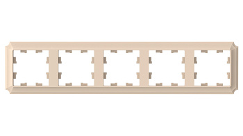 Systeme Electric AtlasDesign Antique Песочный Рамка 5-ая, универсальная