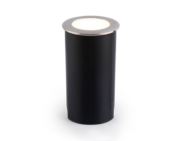 Ambrella Светильник светодиодный уличный в грунт ST6513 BK черный IP67 LED 4200K 1W D48*82