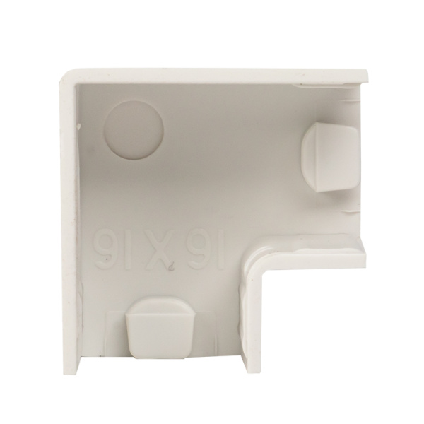 Купить EKF PROxima Поворот 90 гр. (16х16) (4 шт) Plast Белый