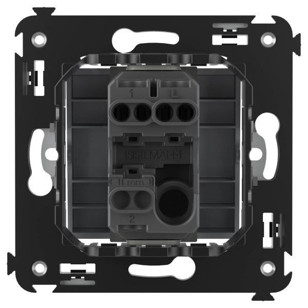 Купить DKC Переключатель одноклавишный в стену, "Avanti", "Закаленная сталь"