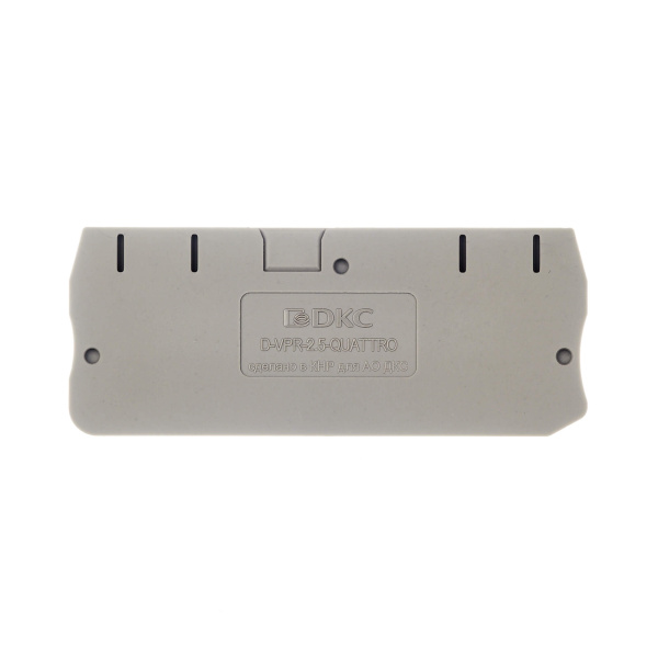 DKC Nuputuk Изолятор торцевой для клеммы VPR-2.5-QUATTRO
