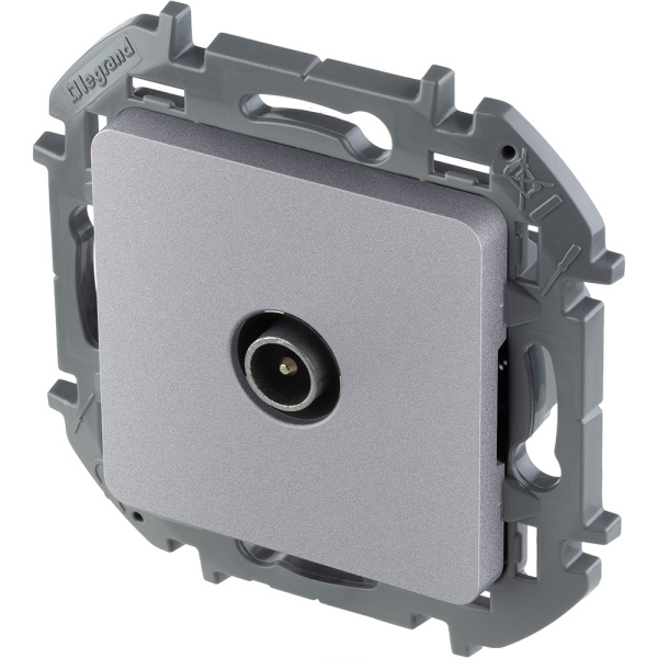 Купить Legrand INSPIRIA Алюминий Розетка TV - «звезда» - 2 дБ - 0-2400 мГц 673852