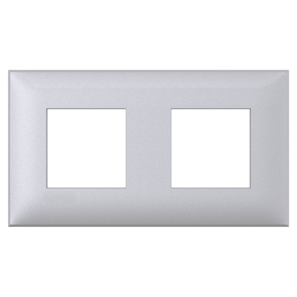 Купить DKC Рамка "Avanti", "Закаленная сталь", 2 поста (4 мод.)