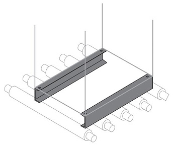 ABB IS2 Цоколь усиленный 100х800 ВхШ (2шт) EZ8001