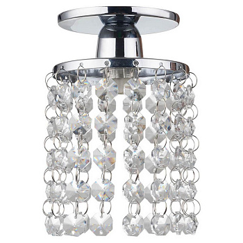 Lussole PROMO 2 Металл Хром /  Стекло Светильник встраиваемый G9 5W GRLSJ-0400-01