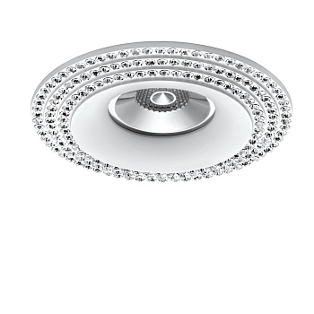 Lightstar Светильник точечный встраиваемый декоративный под заменяемые галогенные или LED лампы Miriade Lightstar 011976