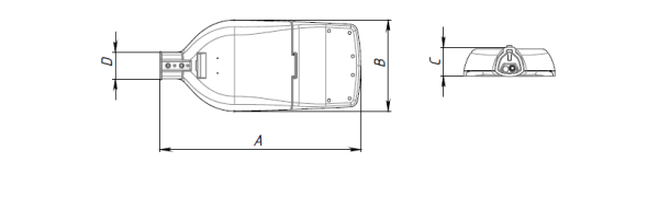 Купить FREGAT LED G2 100W DW2 740 RAL9006 QUL