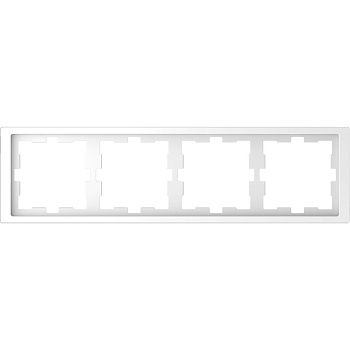 SE Merten D-Life Белый Лотос Рамка 4-ая MTN4040-6535