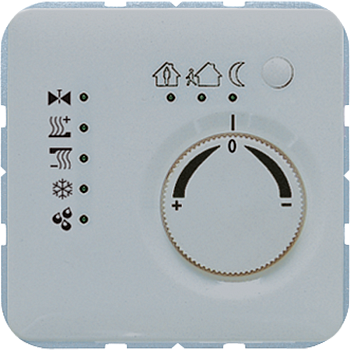 JUNG KNX-регулятор с шинным сопряжением с ручкой для установки температуры серый CD2178GR