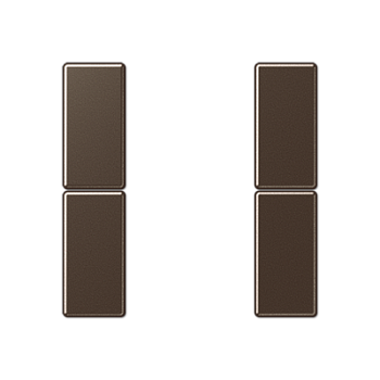 JUNG комплект накладок 2гр мокко A502TSAMO