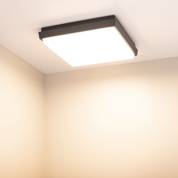 Купить Arlight Светильник LGD-AREA-S240x240-25W Warm3000 (GR, 110 deg, 230V) (IP54 Металл, 3 года) 029952