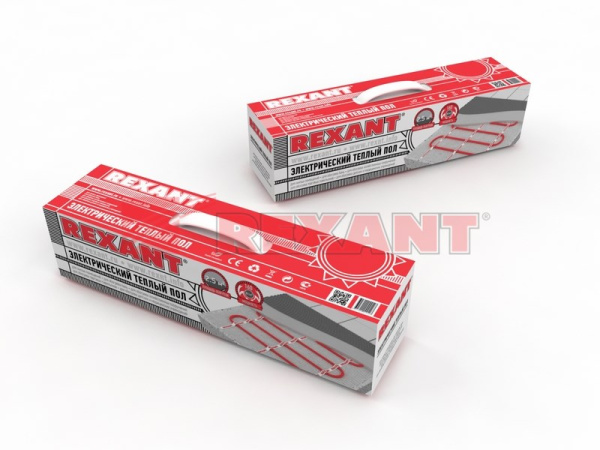 Купить Теплый пол (нагревательный МАТ) Extra, площадь 1,0 м2 (0,5 х 2,0 метра), 160Вт, (двух жильный) Rexant 51-0502