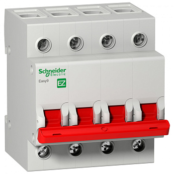 SE EASY 9 Выключатель нагрузки 4P 40А EZ9S16440 SE EASY 9 Выключатель нагрузки 4P 40А EZ9S16440