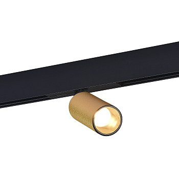 ST LUCE ST807.236.12 Магнитный трековый светильник Золотистый LED 1*12W 3000K 500Lm Ra>90 IP20 D50xH173 48VV