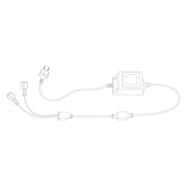 NEON-NIGHT Трансформатор 230 В - 24 В, 80 Вт, 2 подключения по 50 м 531-200