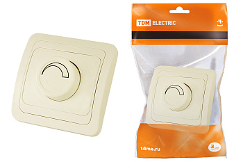 TDM Светорегулятор (RL, 600Вт) поворотный сл. кость "Валдай" SQ1804-0116