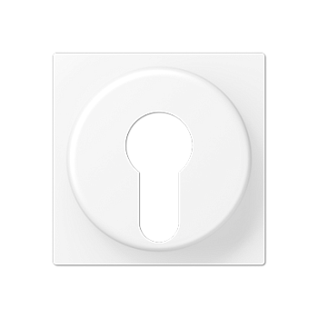 JUNG A Flow/A 550 Белый матовый Накладка на выключатель замочного механизма A528PLWWM