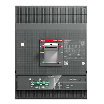 ABB Выключатель автоматический XT6N 800 Ekip Dip LS/I In=630 3p F F 1SDA107562R1