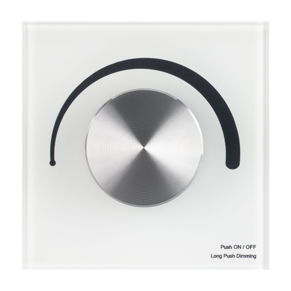 Купить Arlight Панель SMART-P1-DIM-G-IN White (3V, Rotary, 2.4G) (IP20 Пластик, 5 лет) 033752