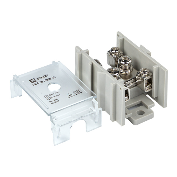 Купить EKF PROxima Распределительный блок проходной РБП 35 (1х35-4х6 мм2) 125/50А